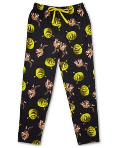 Make every night your own happily ever after with these officially licensed Shrek and Donkey Lounge Pants! These comfy and cute Shrek lounge pants are perfect for a cozy night in watching your favorite Shrek movies. Officially licensed Shrek Pajama Pants, Shrek Sweatpants, Playful Relaxed Fit Sweatpants For Loungewear, Cotton Bottoms With Character Print For Pajama Party, Playful Sweatpants With Elastic Waistband For Loungewear, Playful Character Print Bottoms For Loungewear, Playful Character Print Loungewear Bottoms, Casual Character Print Loungewear Bottoms, Cotton Loungewear Bottoms With Character Print