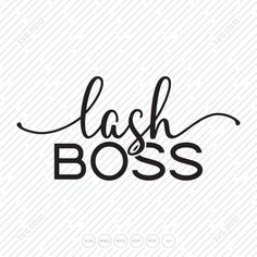 the word flash and boss on a white background