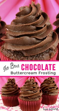 the best chocolate buttercream frosting recipe for cupcakes and desserts