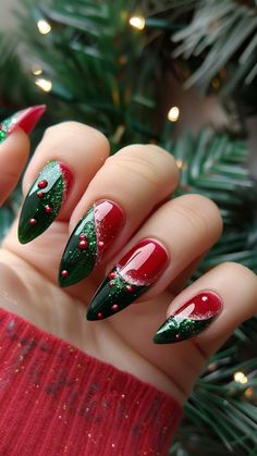 Warning: These 50 Christmas Nails May Cause Excessive Compliments!! 🎄💅 Get into the holiday spirit with these stunning Christmas Nails that will have everyone talking! From Christmas Gel Nails to Christmas Nails Acrylic, there's something for every festive look. Try Cute Christmas Nails or go bold with Red Christmas Nails for that perfect holiday vibe. 🎅✨ Need something quick? Check out Stick On Nails or add some sparkle with Nail Art Noel. These Xmas Nails and Christmas Nail Designs will get... Christmas Nails Trendy, Dip Ideas, Art Noel, Christmas Gel, Christmas Manicure, Red Christmas Nails, Stiletto Nail Art, Festive Nail Art, Minimalist Nail Art