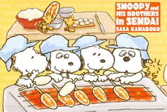 an image of three dogs cooking in the oven with carrots and other food items