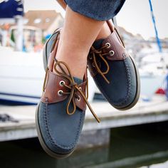 The traditional deck shoe from the Orca Bay range with navy blue features. These can be used as boat shoes or casual off-boat footwear. Premium oiled nubuck and pull-up leathers Full Moccasin Double and hand stitching Two eyelet Salt resistant, rust proof eyelets Shock absorbing EVA heel cups Non-marking, non-slip, razor-cut rubber soles Rawhide leather laces Size Conversion Chart Deck Shoe Style Guide Product Care Recommended care product: Grangers Leather Conditioner Deck Shoes, Navy And Brown, Conversion Chart, Leather Conditioner, Pull Up, Style Guide, Shoe Style, Loafers For Women, Leather And Lace