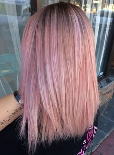 Gold Hair Colors, Pastel Pink Hair, Pastel Hair, Modern Hairstyles, Gold Hair, Up Girl, Perfect Hair