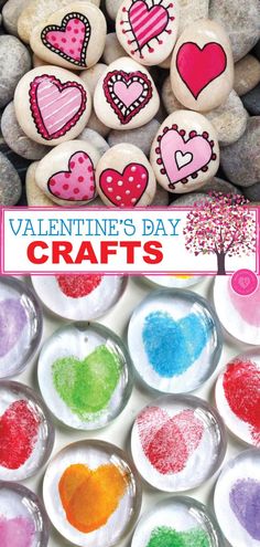 valentine's day crafts for kids with rocks