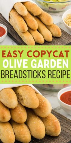 easy copycat olive garden breadsticks recipe is the perfect appetizer for any occasion