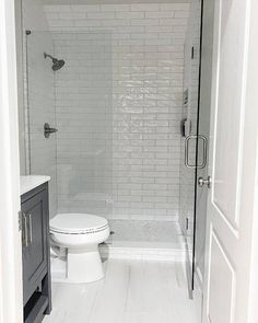 12 Small Bathroom Shower Tile Ideas for 2024 | The Tile Shop Subway Tile Shower 3x12, Small Shower Tile Designs, Shower Floor And Wall Tile Combos, Tiled Shower With Glass Door, Small Walk In Shower Bathroom Ideas, Shower Nook Tile, Shower Door Ideas Walk In, Walking Shower Ideas Small Spaces, Tiny Bathroom Shower Ideas