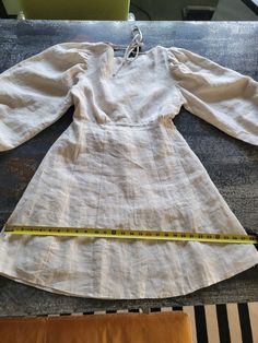 Tie Back Dress, Linen Mini Dress, Dress Picture, Back Dress, Natural Linen, Dress Backs, Tie Backs, Tie Back, Cute Dresses