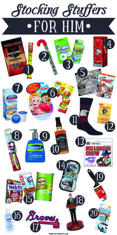 the top ten stocking stuff for him