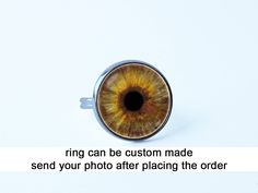 Human eye ring Eye jewellery Girlfriend gift Human eye jewelry Eye ring Eyeball jewelry Hazel eye Eyeball ring Women ring Eyes jewelry Brown PLEASE NOTE: If you ordered a custom ring, please upload a photo while placing an order or send a photo in a message or email: inworldofdream [!at] gmail.com. I will make the ring with the photo you send. If you do not want a custom product, you do not need to send a photo, I will make a product with a brown eye as in the first picture of the listing. In th Eyeball Jewelry, Eyeball Ring, Eyes Jewelry, Brown Eye, Cardboard Gift Boxes, Dog Jewelry, Human Eye, Custom Ring, Hazel Eyes