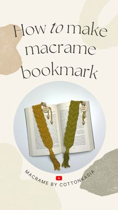 Macrame bookmarks heart with wooden beads on the open book Macrame Heart Bookmark, Macrame Embroidery Floss, Macrame Book Mark Diy, Macrame Bookmarks Diy, Macrame Bookmark Pattern, Diy Macrame Bookmark Tutorial, Macrame Bookmark Diy Easy, Diy Easy Bookmarks, Easy Macrame Gifts