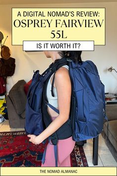 Thinking about getting the Osprey Farpoint 55 travel backpack or the Osprey Fairview 55L? I've been traveling with this for the past few years non-stop, and here's my honest Osprey Fairview 55 Review.