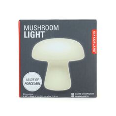 the mushroom light is white in color