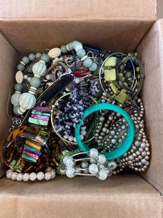 I will make you a custom 1lb+ jewelry lot.  I buy used jewelry in bulk for resale.  The pictures are examples of the types of things I get but your 1lb lot will be a surprise.  Please send me at least 10 keywords so I can build your lot to your preferences. Please include types of jewelry preferred, styles, colors, brands, sizes, themes, interests etc. The more info I have the better.  It is dependent on what I have in stock so I cannot make any guarantees on what you will receive. Good for tryi Types Of Jewelry, Small Flat, New Trends, Faux Pearl, Jewelry Sets, Silver Tone, Gold Tones, Make Your, Bathing Beauties