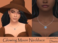 Necklace with round moon pendant that slowly glow - 22 swatches #sims4 #sims4cc #sims 4 #sims 4 cc #sims 4 cc #ts4 #ts4cc #ts4 cc #maxis mix #maxis match #maxis-mix #sims clothes #TSR #TheSimsResource #simblreen #halloween #simblreen2024 #simblreen 2024 #necklace #moon Katara Necklace, Glowing Moon Necklace, Moonglow Necklace, Sims 4 Sims, Glowing Moon, Necklace Moon, Sims 4 Game