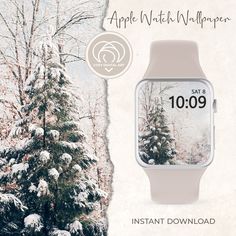 BUY any 3 items and get 40% OFF! Use code SALE40 in your shopping cart!Happy shopping!Apple Watch Wallpaper Christmas Winter Trees Apple Watch Face Watch Face Cover Smart Watch Background Snowy Landscape Digital DownloadThis is a downloadable, digital art file for your Apple Watch. Made for any series of Apple Watches.An easy and creative way to style your Apple Watch!SIZING: After purchase, you will receive 1 highres digital file perfectly sized for your Apple Watch!PLEASE NOTE: Devices shown i Apple Watch Christmas Wallpaper, Apple Watch Wallpaper Christmas, Watch Wallpaper Christmas, Smart Watch Background, Watch Background, Watch Wallpapers, Apple Watch Face, Wallpaper Christmas, Apple Watch Sizes