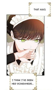 an anime character with green eyes and black hair, wearing a white dress is looking at the