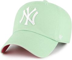 PRICES MAY VARY. Relaxed Fit, Garment Washed: Ensures a comfortable and laid-back style. Fashionable Dad slouch New York Yankees Baseball hat style to ensure that your fandom and fashion go hand in hand! Self Fabric Strap: Features an adjustable strapback for a customizable fit, great to wear on any occasion including game day, lounging at home, parties and events! Front: Raised Premium Quality Embroidery Logo: Showcases the iconic New York Yankees Baseball Team logo with a raised embroidery des Baseball Hat Style, New York Yankee Hat, Baseball Teams Logo, Yankees Hat, New York Yankees Baseball, Yankees Baseball, Team Gear, Sport Hat, Pink Brand