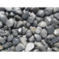 MSI Ash Beach 0.5 cu. ft. 3 cm to 5 cm River Rock 40 lbs. Bag (21-Bags/Pallet) - Super Arbor Mexican Beach Pebbles, Bright Summer Acrylic Nails, River Pebbles, Fire Pit Kit, Mexican Beaches, Landscape Rock, Square Fire Pit, Rock And Pebbles, Polished Pebble