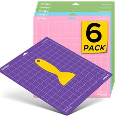 PRICES MAY VARY. 【More Economical Replacement】The HTVRONT 12x12 inch cutting mats work perfect with Cricut Explore Air 2/Air/One/Maker machines.Good replacement for cricut mats, you will get 6 Pack cutting mat for cricut: 3PCS Standard Grip Mat for Cricut + 1PC Light Grip Mat for Cricut + 1PC Strong Grip Mat for Cricut+ 1PC Fabric Grip Mat for Cricut, which will meet all your needs of different craft projects. 【Good Stickiness & Long-lasting】HTVRONT 12x12 inch cutting mats are the perfect amount Cricut Mat, Air One, Cricut Explore Air 2, Cricut Explore Air, Iron On Vinyl, Craft Tools, Cricut Explore, Pvc Material, 6 Packs