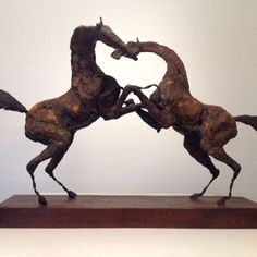 Lena Untidt, equine sculptures Horse Rider, Animal Art