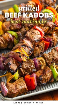 grilled beef kabobs are the best marinade