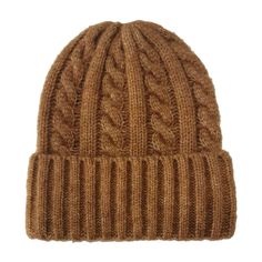 Size : One Size Material : 100% Acrylic Brown Classic Beanie For Winter, Brown Soft Knit Winter Hat, Brown Winter Beanie One Size, Brown Knitted Winter Bonnet, Brown Knit Cap Hat, Brown Knit Winter Hat, Brown Knit Cap, Cozy Brown Bonnet For Cold Weather, Warm Brown Cozy Bonnet