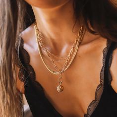 Delicate Choker, Snake Chain Necklace, Demi Fine Jewelry, Black Spinel, Coin Pendant, Snake Chain, Gold And Silver, Silver Charms, Chain Lengths