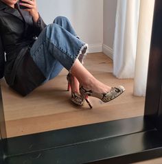 Amazing Voltan brand snakeskin printed leather heels! Made in Italy. Size EU 39,5. Very comfortable. Snake Print Heels Outfit, Leather Snake Print High Heels, Slingback Heels Outfit, Snake Print Outfit, Snake Print Shoes, Snakeskin Heels, Snake Patterns, Heels Outfits, Slingback Heel