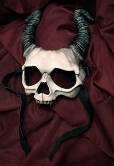 One-of-a-kind resin Krampus mask | Dangerous Minds Krampus Mask, Mask Aesthetic, Costume Disney, Dangerous Minds, Skull Mask, Cool Masks, Masks Art, Masks Masquerade