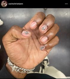 darren | heartbreak high aesthetic Men Chrome Nail Designs, Nails Heart Design Aesthetic, Guy Chrome Nails, Men’s Chrome Heart Nails, Chrome Heart Short Nails, Men Nail Art Chrome, Chrome Manicure Men, Male Manicure Aesthetic, Chrome Mens Nails