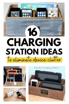 These DIY charging stations are a must-see! From repurposing an old shoe box to transforming a picture frame, these creative ideas will help you manage your cords and stay organized. #chargingstation #cordmanagement #storage #diy #organizationhacks Diy Charger Station, Charging Station Box, More Organized Life, Diy Chargers, Device Storage, Honey Do List, Charging Hub