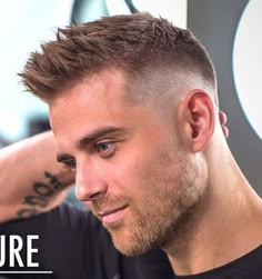 French Haircut Men, Faded Haircut, French Haircut, Very Short Hair Men, Haircut Ideas Trendy, Men Fade Haircut Short, Short Hair With Beard, Short Fade Haircut, High Fade Haircut