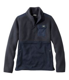 We've taken our rugged, customer-favorite Sweater Fleece to the next level by combining it with the soft, plush texture of our well-loved Katahdin Fleece for a versatile, cozy layer made for season after season. Slightly Fitted: Softly shapes the body. Falls at hip. 100% polyester. Machine wash and dry. Sweater Fleece on lower half has a smooth, rugged sweater-knit exterior and soft, brushed interior. Katahdin Fleece on upper half provides a sherpa-like texture with great breathability and stret Turtle Neck And Jeans, Cozy Tops, Active Outfits, Fall Winter Wardrobe, Pullover Fleece, Built To Last, Style Sweater, Favorite Sweater, Sweater Material