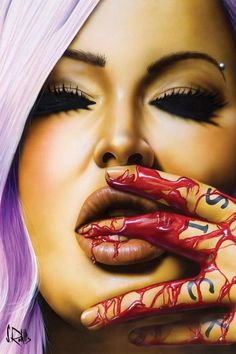 Ragazza Pop Art, Scott Rohlfs, Photographie Portrait Inspiration, Diamond Paintings, Chicano Art, Hot Tattoos, Dope Art, Art Pop