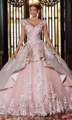 Mori Lee 89331 - Embellished Tulle Quinceañera Dress Pink Wedding Dress, Video Tiktok, Mori Lee, Fantasy Gowns, Fairytale Dress, Photography Lifestyle, فستان سهرة, Quince Dresses