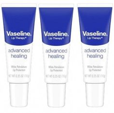 Find many great new & used options and get the best deals for 3 Pack of Vaseline Lip Therapy Protectant Advanced Healing Tube 0.35 Oz at the best online prices at eBay! Free shipping for many products! Lips, Healing