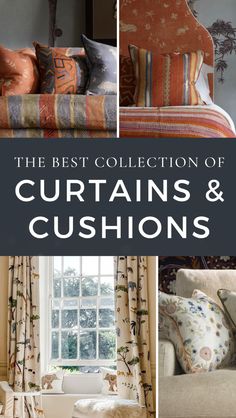 the best collection of curtains and cushions