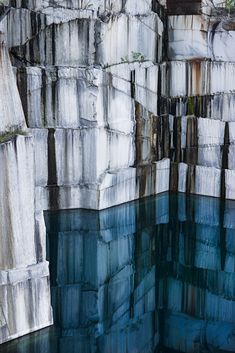 the water is crystal blue and clear in this photo, it looks like they are floating