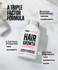 ✔️CLINICALLY PROVEN FORMULA: In a large, Government Published Clinical Study, to grow Significantly Thicker, Fuller and Longer Hair, with Dramatically Reduced Hair Fall – all within just 60 Days, with even more results at 90 Days. It’s a Natural, 100% Drug-Free Solution for Hair Thinning and Hair Loss; with no side effects.✔️AFFORDABLE HAIR GROWTH: $53.95 for a 2 Month Supply is just $26.98/mo (less than $1 a day) including FREE US SHIPPING!✔️100 DAY MONEY BACK GUARANTEE: If you are not delighte Hair Thinning Remedies Woman Sephora, Grow Strong Hair Pack, Vitamine For Hair Growth, Spironolactone Hair Growth, Vitamins For Growing Hair, Hair Thickening Growth, Best Thinning Hair Products, Hair Thickening Diet, Hair Growth Remedies Faster