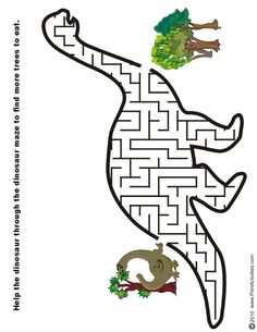 an animal maze is shown in the shape of a lizard