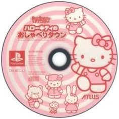 the disc has hello kitty on it