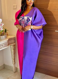 Shop our latest collection of elegant dresses from black owned brands around the world 🛍️💃🏾 Mikado Bubu, Mikado Silk Dress, Silk Boubou, African Kaftan Dress, Mikado Silk, African Kaftan, Kaftan For Women, Africa Dress, Dress African