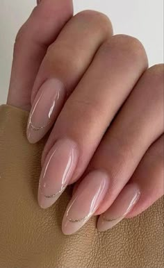 Subtle Nails, Classy Acrylic Nails, Nail Swag, Oval Nails, Tip Nails, Minimalist Nails, Classy Nails