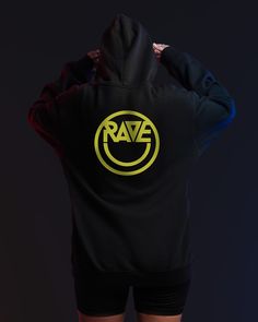 Acid RAVE Hoodie gelb schwarz Techno Look, Rave Hoodie, Rave Clothing, Clothing Online Shop, Rave Outfits, Lemon Yellow, Comfort Fit, Online Shop, Festival