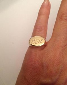 Engraved Rings Personalized, Signet Ring Women, Ring Initial, Pinky Signet Ring, Signet Rings Women, Engraved Ring, Letter Ring, Monogram Ring, Personalized Ring