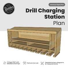 the drill charging station plan is shown