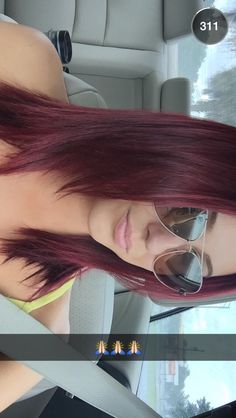 Jaclyn!!!!! Dark Red Hair, Jaclyn Hill, Burgundy Hair, Red Hair Color, New Hair Colors, Hair Cut, Hair Dos, Gorgeous Hair