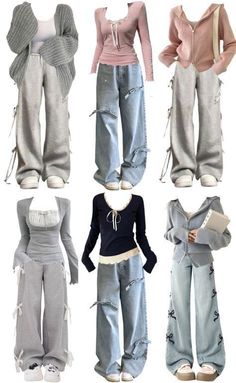 K Pop Outfits Korean Fashion Women, Street Style Outfits Casual, Asian Clothing, Outfit Inspo Casual, Trendy Outfits For Teens, Y2k Outfits, Modest Fashion Outfits