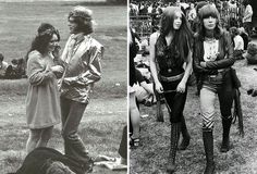 1969 Fashion Women, Woodstock 1969 Fashion, 60s Rock Fashion, Woodstock Photography, Hippies 70s, Woodstock Outfit, Woodstock Pictures, 50 Shades Party, Vetement Hippie Chic