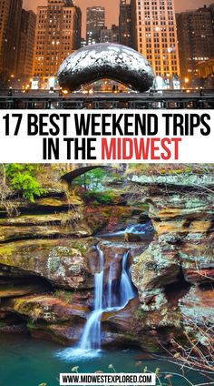 Weekend Trips in the Midwest Weekend Getaway Ideas Midwest, Midwest Weekend Getaways, Weekend Trip Ideas, Midwest Vacations, Midwest Road Trip, Weekend Getaway Ideas, Best Weekend Trips, Usa Bucket List, Midwest Travel